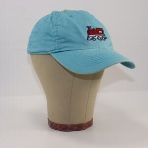 Life Is Good Kids Train Baseball Hat‎ Blue Adjustable Size 2–4T